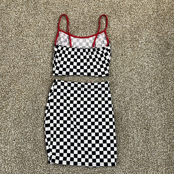 Fashion Nova checkered set - Picture 4 of 4